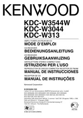 Kenwood KDC-W3544W Bedienungsanleitung