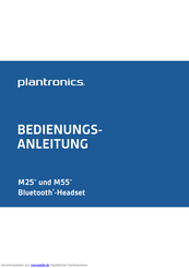 Plantronics M55 Bedienungsanleitung