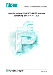 Pepperl+Fuchs IVI-KHD2-4HB6 Handbuch Zur Inbetriebnahme