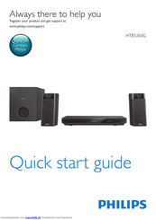Philips HTB5260G Schnellstartanleitung