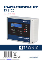 H-Tronic TS 2125 Bedienungsanleitung