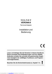 TELNET VERONA II Installation Und Bedienung