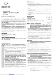 Renkforce RS2W Bedienungsanleitung