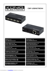 Konig Electronic CMP-USBNETBOX4 Anleitung
