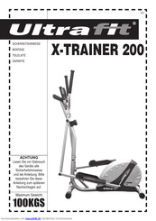 UltraFit X-TRAINER 200 Handbuch