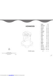 Kenwood CH250 Serie Bedienungsanleitung