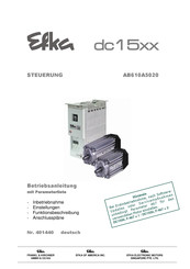 Efka dc15 serie Betriebsanleitung