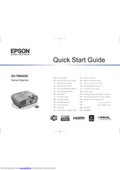 Epson EH-TW6600 Kurzanleitung