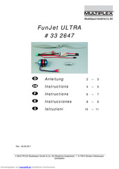 Multiplex FunJet ULTRA Anleitung