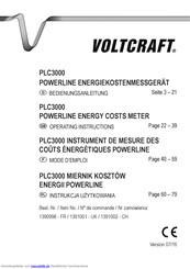 VOLTCRAFT PLC3000 Bedienungsanleitung