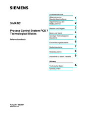 Siemens SIMATIC PCS 7 Referenzhandbuch
