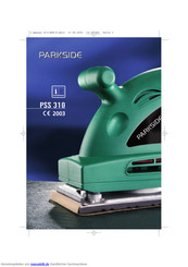 Parkside PSS 310 Handbuch