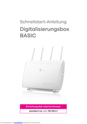 T-Mobile Digitalisierungsbox BASIC Schnellstartanleitung