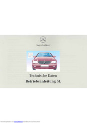 Mercedes-Benz SL 600 Technische Daten