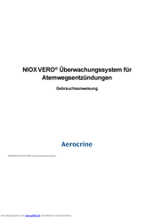 Aerocrine NIOX VERO Gebrauchsanweisung