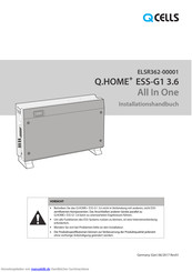 Qcells ELSR362-0001 Installationshandbuch