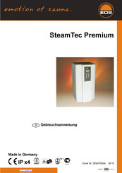 EOS SteamTec Premium Gebrauchsanweisung