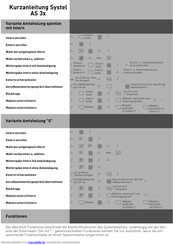 Agfeo Systel AS 3x Kurzanleitung