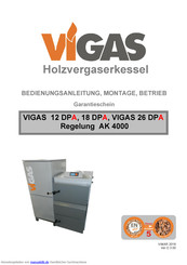 VIGAS 12 DPA Bedienungsanleitung, Montage, Betrieb