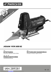 Parkside PSTK 800 B2 Originalbetriebsanleitung