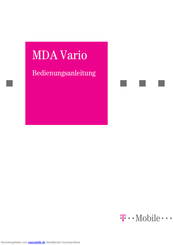 T-Mobile MDA Vario Bedienungsanleitung