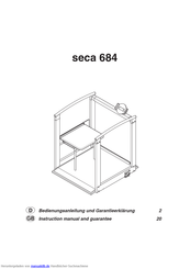 seca 684 Bedienungsanleitung