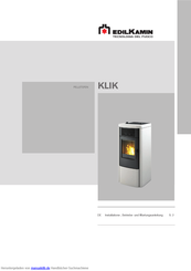 EdilKamin KLIK Installations-, Betriebs- Und Wartungsanleitung
