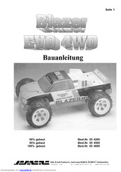 Jamara Blazer EVO 4WD Bauanleitung