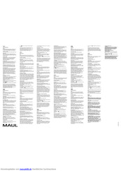 Maul MAULalpha Bedienungsanleitung