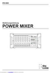 The t.mix PM-800 Bedienungsanleitung