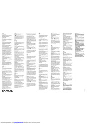 Maul MAULsquare Bedienungsanleitung