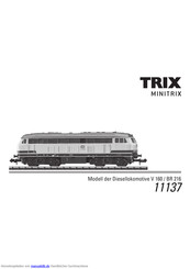TRIX Diesellokomotive V 160 Bedienungsanleitung