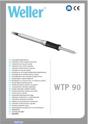 Weller WTP 90 Originalbetriebsanleitung