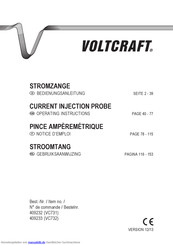 VOLTCRAFT VC732 Bedienungsanleitung