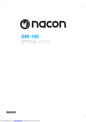 Nacon GM-105 Anleitung