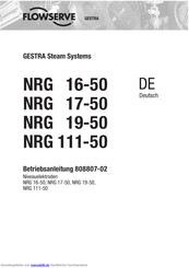 GESTRA NRG 16-50 Betriebsanleitung