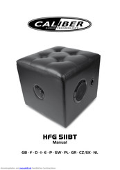 Caliber HFG 511BT Handbuch
