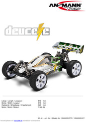 ANSMANN Racing Deuce E Bedienungsanleitung
