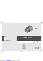Bosch AL 36100 CV Professional Originalbetriebsanleitung