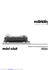 marklin mini-club 88086 Anleitung