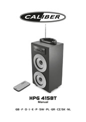 Caliber HPG 415BT Handbuch