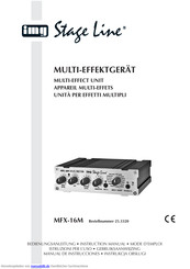 IMG STAGE LINE MFX-16M Bedienungsanleitung