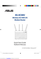 Asus 4G-AC68U Schnellstartanleitung
