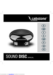 cabstone SOUND DISC Bedienungsanleitung