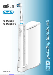 Braun Oral-B D 15 525 X Type 4729 Handbuch