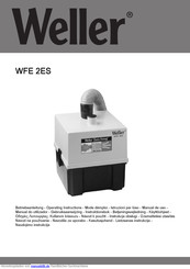 Weller WFE 2ES Betriebsanleitung