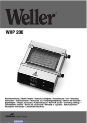 Weller WHP 200 Betriebsanleitung