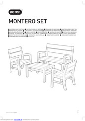 Keter MONTERO SET Montageanleitung