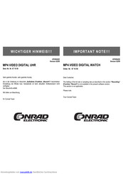 Conrad Electronic 67 16 59 Bedienungsanleitung