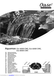 Oase Aquamax Eco 4000 CWS Gebrauchsanleitung